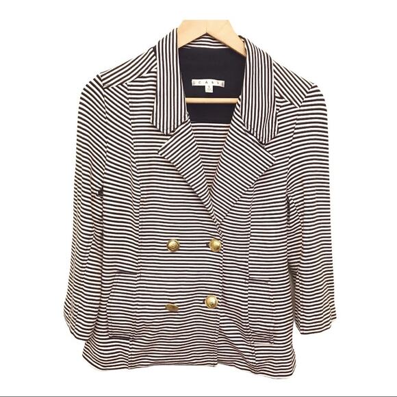 Cabi Life Jacket Striped Nautical Blazer Style 823 - Picture 2 of 8
